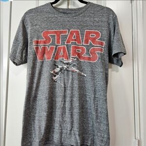 Star Wars Gray Graphic T-Shirt Retro Look